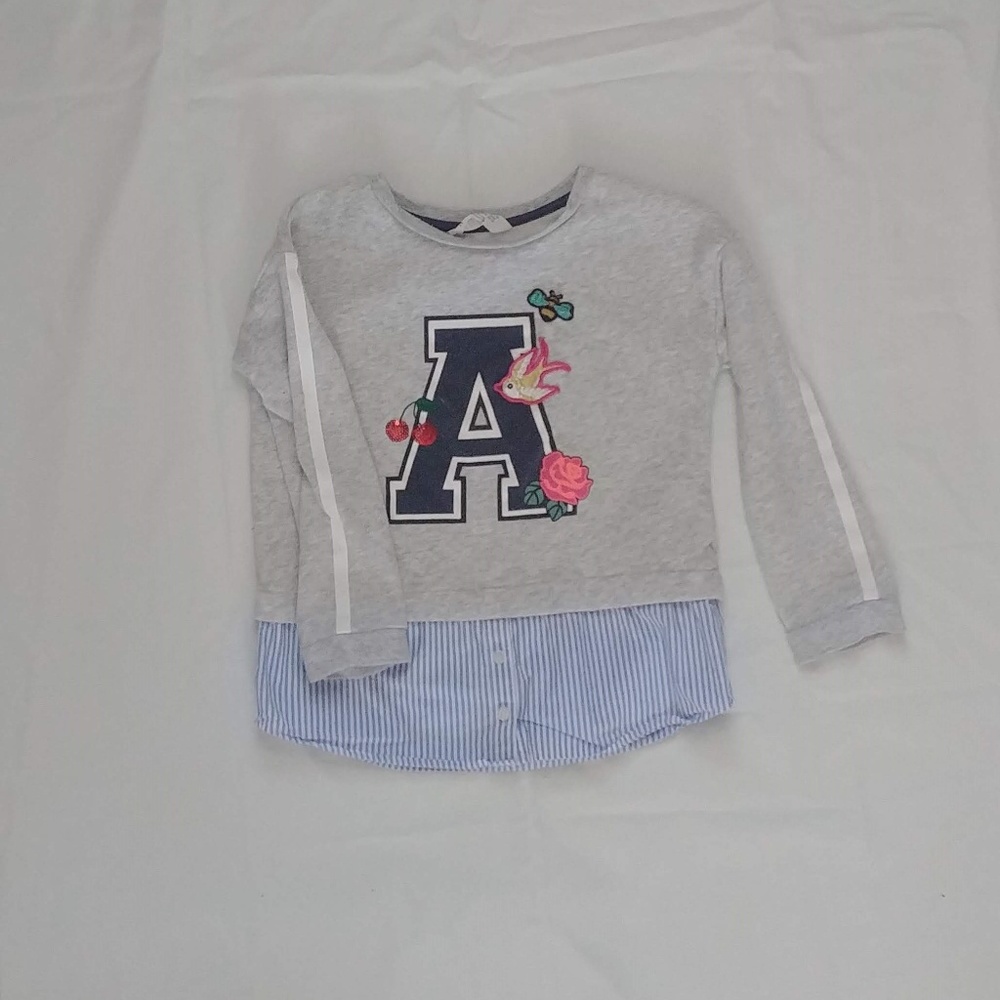 H&M faux layered top